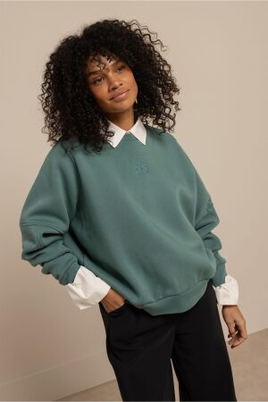 Studio Anneloes Studio Anneloes pleuni studio sweater 13605 Sweater 7600 dark sage green