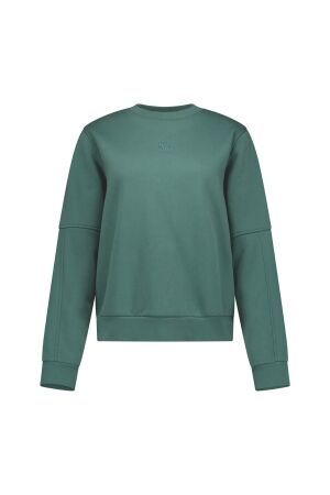 Studio Anneloes Studio Anneloes pleuni studio sweater 13605 Sweater 7600 dark sage green