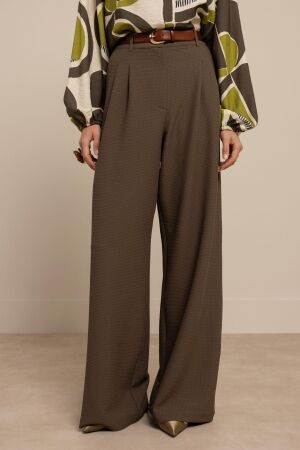 Studio Anneloes Studio Anneloes skye waffle trousers 13485 Broek 7400 new army