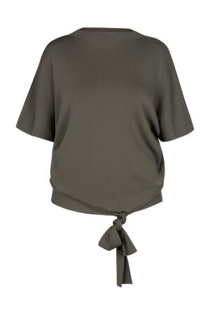 Studio Anneloes Studio Anneloes jottie knot pullover 13530 Trui korte mouw 7400 new army