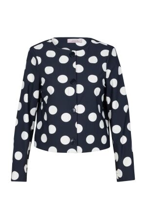 Studio Anneloes Studio Anneloes charlot polkadot jacket 13490 Jackets 6914 darkblue/kit