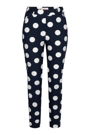 Studio Anneloes Studio Anneloes anne polkadot trousers 13491 Broek 6914 darkblue/kit