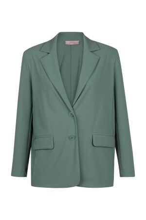 Studio Anneloes Studio Anneloes portia bonded blazer 13540 Blazers 7600 dark sage green