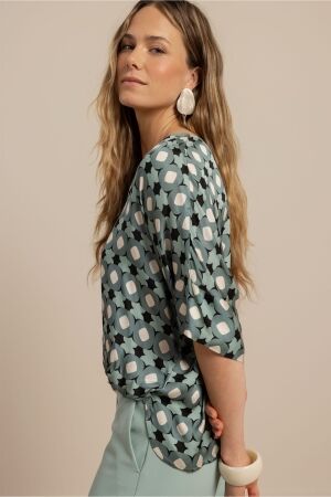 Studio Anneloes Studio Anneloes dita circle top 13556 T-shirt Korte mouw 9997 multi color