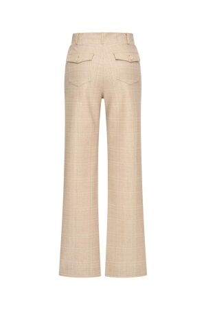 Helena Hart Helena Hart broek soul ruit lurex 7621 Broek sand