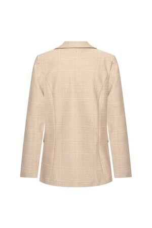 Helena Hart Helena Hart blazer ziggy ruit lurex 7644 Blazers sand
