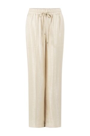 Tramontana Tramontana shimmer wide-leg trousers  c06-20-101 Broek 001225-pebble