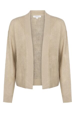 Tramontana Tramontana cardigan sequins  c46-20-701 Vest 001225-pebble
