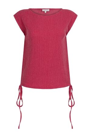 Tramontana Tramontana crinkled sleeveless top  t02-20-402 Tops en Singlets 004250-raspberry