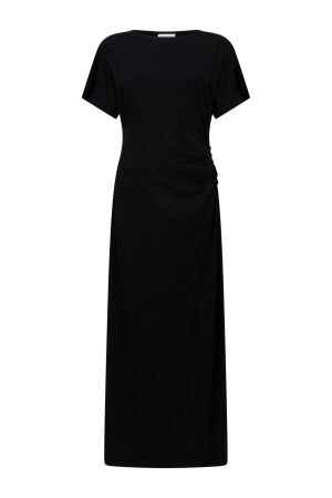 Tramontana Tramontana dress cotton slub  e02-20-501 Jurk 009000-black