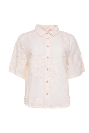 Maicazz Maicazz tinsley blouse su26.20.507 Blouse flower embr