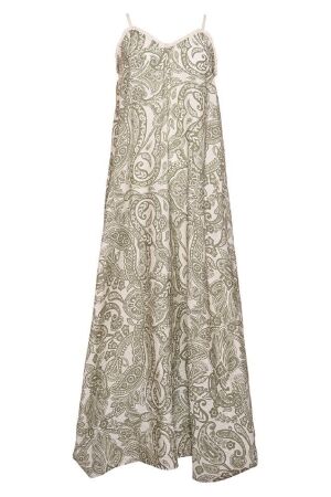 Maicazz Maicazz tolore dress su26.40.008 Jurk olive paisley