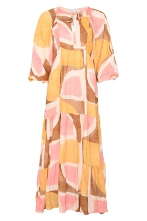 Maicazz Maicazz frouke dress su26.40.038 Jurk boho geo
