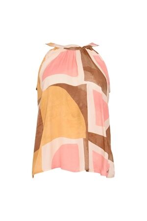 Maicazz Maicazz tikita top su26.60.023 T-shirt Korte mouw boho geo