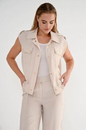 Zizo Zizo teni - jacket su26.teni.002 Gilets light sand