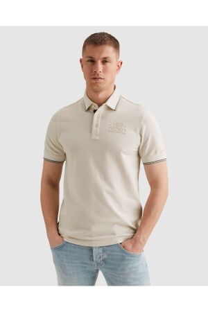 PME Legend PME Legend stretch pique package ppss2604867 Poloshirts 7001 egret