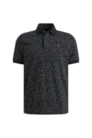 PME Legend PME Legend printed fine pique ppss2605859 Poloshirts 5282 carbon