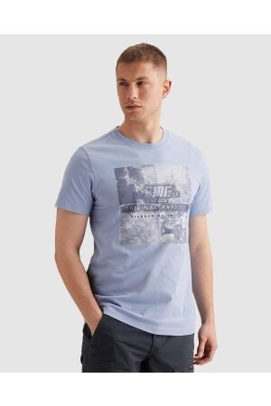 PME Legend PME Legend single jersey big art ptss2605572 Print T-shirts 5299 hydrangea