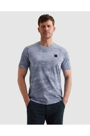 PME Legend PME Legend single jersey aop ptss2605578 Print T-shirts 5299 hydrangea