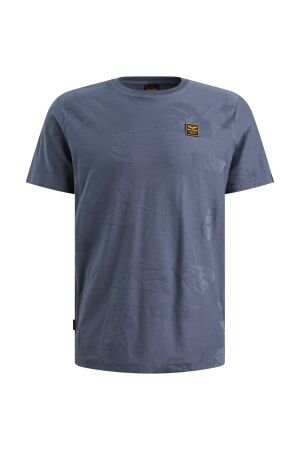 PME Legend PME Legend jacquard jersey ptss2605591 Print T-shirts 5301 vintage indigo
