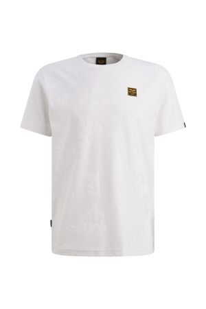 PME Legend PME Legend jacquard jersey ptss2605591 Print T-shirts 7001 egret