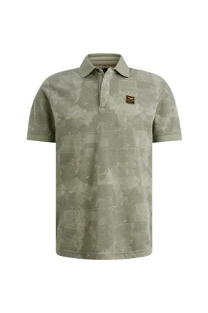 PME Legend PME Legend printed two tone pique ppss2604851 Poloshirts 6123 iceberg green