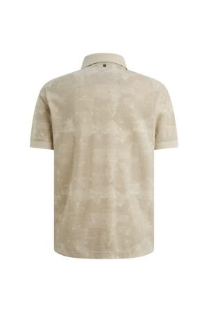 PME Legend PME Legend printed two tone pique ppss2604851 Poloshirts 7013 bone white