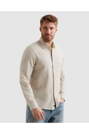 PME Legend PME Legend skynight ctn/linen 2tone ( ex owen) psi2604200 Overhemd 7013 bone white