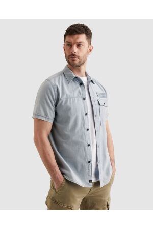 PME Legend PME Legend wrenchmen indigo yarn dye stripe psis2604212 Overhemd 590 real indigo