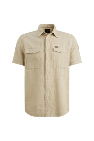 PME Legend PME Legend wrenchmen 2 tone mattweave ctn/linen psis2604214 Overhemd 6001 spray green