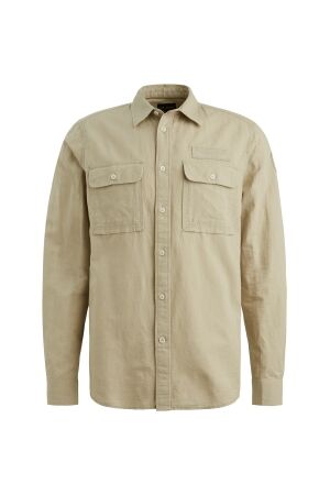 PME Legend PME Legend wrenchmen 2 tone mattweave ctn/linen psis2604214 Overhemd 6123 iceberg green