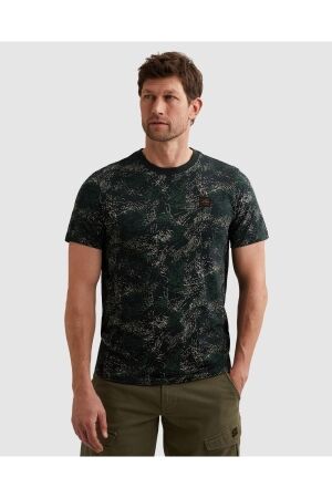 PME Legend PME Legend slub jersey aop ptss2604588 Print T-shirts 5282 carbon