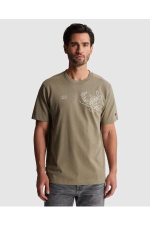 Cast Iron Cast Iron regular fit single jersey ctss2605586 Print T-shirts 6148 vetiver