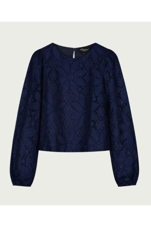 Elvira Casuals Elvira Casuals top charlie e1 26-042 T-shirt Korte mouw 100 navy