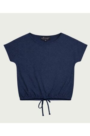 Elvira Casuals Elvira Casuals top artemis e1 26-045 T-shirt Korte mouw 100 navy