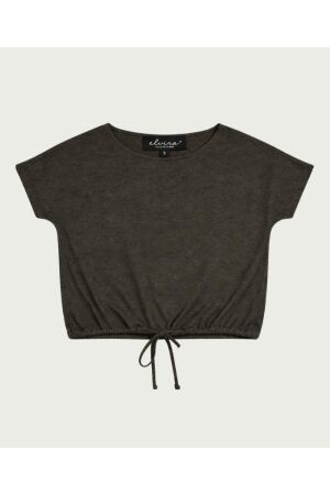 Elvira Casuals Elvira Casuals top artemis e1 26-045 T-shirt Korte mouw 201 khaki