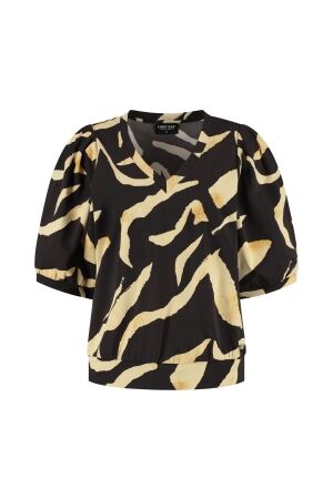 LADY DAY LADY DAY amie-v l24.380.3254 T-shirt Korte mouw pania print