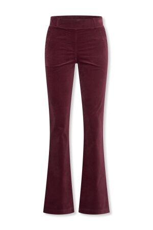 Helena Hart Helena Hart broek flair velvet 7559 Flared wine
