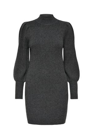 Only Only onlkatia l/s dress knt noos Jurken dark grey melange
