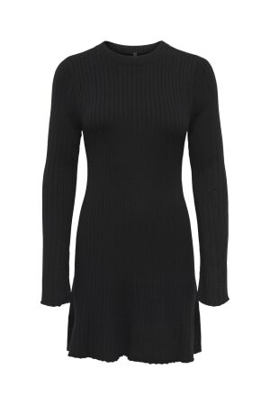 Only Only onlmichella ls o-neck dress knt noos Jurken black