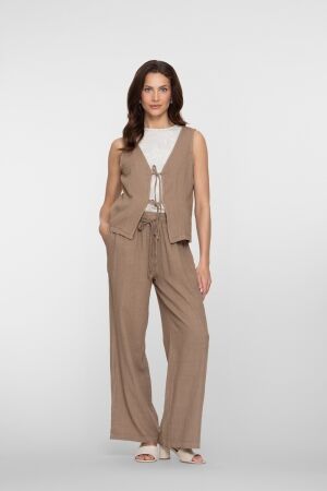 Geisha Geisha pants linen 61374-70 Broek 735 camel