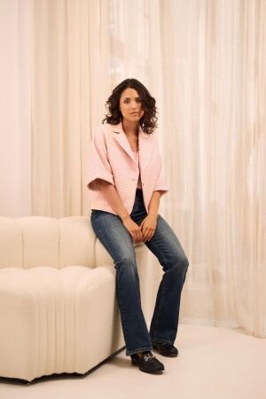 Helena Hart Helena Hart blazer pien croco 7733 Blazers roze