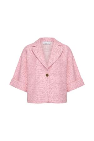 Helena Hart Helena Hart blazer pien croco 7733 Blazers roze
