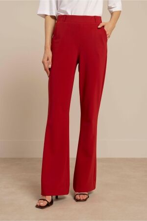 Studio Anneloes Studio Anneloes flair bonded trousers 13652 Flared 4000 ruby red
