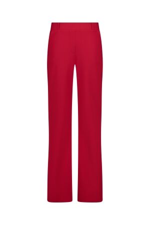Studio Anneloes Studio Anneloes flair bonded trousers 13652 Flared 4000 ruby red