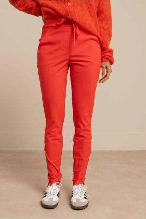 Studio Anneloes Studio Anneloes stairdown trousers 13633 Broek 2800 coral red