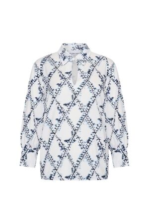 Helena Hart Helena Hart top liv print 7761 Tops en Singlets marine