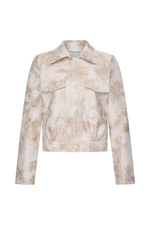 Helena Hart Helena Hart blazer jacky foil 7742 Blazers ecru