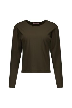 Studio Anneloes Studio Anneloes marise top 13636 T-shirt Lange mouw 7400 new army