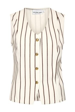 Helena Hart Helena Hart gilet gila lano streep 7770 Gilets choco